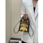 endi x Versace Mini Sunshine Shopper Bag Fendace Printed Black 2022