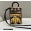 endi x Versace Mini Sunshine Shopper Bag Fendace Printed Black 2022
