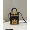 endi x Versace Mini Sunshine Shopper Bag Fendace Printed Black 2022