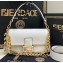 Fendi x Versace Fendace Brooch Baguette Bag White 2022