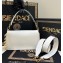 Fendi x Versace Fendace Brooch Baguette Bag White 2022