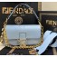 Fendi x Versace Fendace Brooch Baguette Bag Light Blue 2022