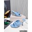 Jimmy Choo Heel 8.5cm Avenue Nappa Leather Mules Light Blue 2022