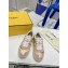 Fendi x Versace Fendace Match satin low-tops Sneakers Pink 2022