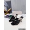 Jimmy Choo Heel 8.5cm Avenue Nappa Leather Mules Black 2022