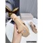 Jimmy Choo Heel 8.5cm Avenue Nappa Leather Mules Beige 2022
