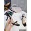 Jimmy Choo Heel 8.5cm Patent Sandals Black 2022
