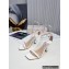 Jimmy Choo Heel 8.5cm Patent Sandals White 2022