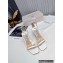 Jimmy Choo Heel 8.5cm Patent Sandals White 2022