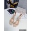 Jimmy Choo Heel 8.5cm Patent Sandals Beige 2022