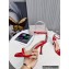 Jimmy Choo Heel 8.5cm Patent Sandals Red 2022