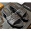 Chanel Logo Embroidery Heel Mules Black 2022