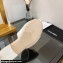 Chanel Logo Embroidery Flat Mules White 2022
