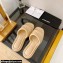 Chanel Logo Embroidery Slides Mules Beige 2022