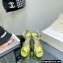 Jimmy Choo Heel 11.5cm Platform 3cm Gaia Sandals Satin Green 2022