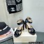 Jimmy Choo Heel 11.5cm Platform 3cm Gaia Sandals Satin Black 2022
