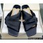 Jimmy Choo Narisa Satin Flats Sandals Black 2022