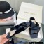Jimmy Choo Narisa Satin Flats Sandals Black 2022