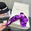 Jimmy Choo Narisa Satin Flats Sandals Purple 2022