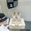 Jimmy Choo Heel Azia Leather Sandals Pearl 2022