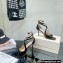 Jimmy Choo Heel Azia Leather Sandals Patent Black 2022