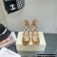 Jimmy Choo Heel Azia Leather Sandals Gold 2022