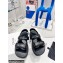 Celine Leo Scratch Sandals In Calfskin Black 2022
