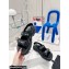 Celine Leo Scratch Sandals In Calfskin Black 2022