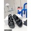 Celine Leo Scratch Sandals In Calfskin Black 2022