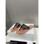 Celine Triomphe Flat Thongs In Calfskin Black 2022