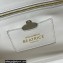 Dolce & Gabbana Small calfskin DG Daily shopper Tote Bag White/Black