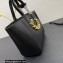 Versace La Medusa Chain Tote Bag Black/Gold