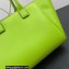 Versace La Medusa Chain Tote Bag Lime Green