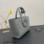 Versace La Medusa Chain Tote Bag Gray