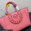 Versace La Medusa Chain Tote Bag Pink