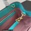 Versace La Medusa Chain Tote Bag Turquoise Blue