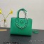 Versace La Medusa Chain Tote Bag Green