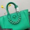 Versace La Medusa Chain Tote Bag Green