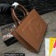 Dolce & Gabbana Small calfskin DG Daily shopper Tote Bag Brown