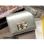 Dolce & Gabbana Calfskin 3.5 crossbody bag Patent Silver