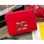 Dolce & Gabbana Calfskin 3.5 crossbody bag Patent Red