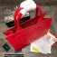 Dolce & Gabbana Small calfskin DG Daily shopper Tote Bag Red