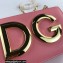 Dolce & Gabbana Calfskin 3.5 Chain Shoulder bag Pink