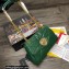 Dolce & Gabbana Small Devotion Shoulder Bag in Quilted Nappa Leather Green