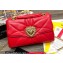 Dolce & Gabbana Small Devotion Shoulder Bag in Quilted Nappa Leather Red