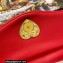 Dolce & Gabbana Small Devotion Shoulder Bag in Quilted Nappa Leather Red