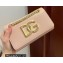 Dolce & Gabbana Calfskin 3.5 Chain phone bag Nude