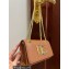 Dolce & Gabbana Calfskin 3.5 Chain phone bag Brown
