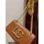 Dolce & Gabbana Calfskin 3.5 Chain phone bag Brown