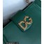 Dolce & Gabbana DG Amore Tote Bag in Calfskin Green
